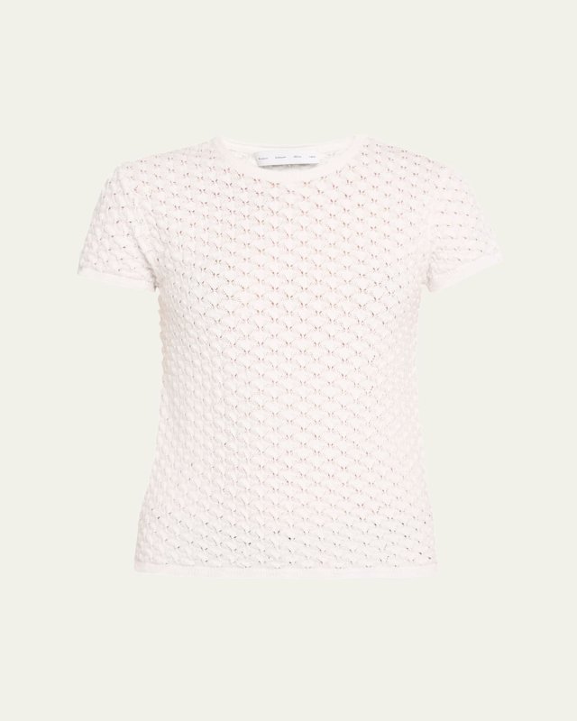 Quincy Short-Sleeve Crochet Top